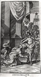 Andromache at the Feet of Pyrrhus, fra 